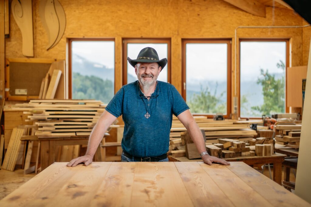 Josef Zöchbauer Portrait Werkstatt